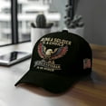thumbnail image 6 of Taicans Veteran Hat Eagle Embroidered,Adjustable Patriotic Baseball Cap,Military Baseball Cap with Soldier Choice Veteran Honor Quote,Adjustable Canvas Cap for Veterans,Military Enthusiasts Gift,‌, 6 of 7