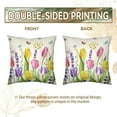 thumbnail image 6 of Spring Tulip Flowers Pillow Covers 16x16 Inch Set of 2 Summer Colorful Floral Throw Pillow Cover Spring Decorations Cushion Case for Sofa Couch Home Decor, 6 of 6