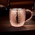 thumbnail image 5 of Moscow Mule Mug Stainless Steel Beer Cup Cocktail Mug Coffee Cup Decor Supplies (Copper D), 5 of 9