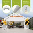 thumbnail image 3 of Party Tent, Heavy Duty Event Tent with 1 Doors and 7 Windows,White Wedding Tent, Waterproof,UV Protection Outdoor Gazebo Pavilion Shelter Tent for Party, Event,Picnic,White, 3 of 12