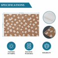 thumbnail image 6 of Maple Leaf Placemats Set of 8, Retro Fall Dark Beige Autumn Leaves Placemats for Dining Table, Place Mats for Kitchen Tabletop, Waterproof Wipeable Dining Table Mats Set, 6 of 9