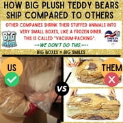 Giant 5 Foot Teddy Bear 60 Inches Soft Big Plush Valentines Day Gift, Huge y-Stuffed, Heart on Chest to Express Love, Huge Stuffed Animal in Big Box Ready to Hug