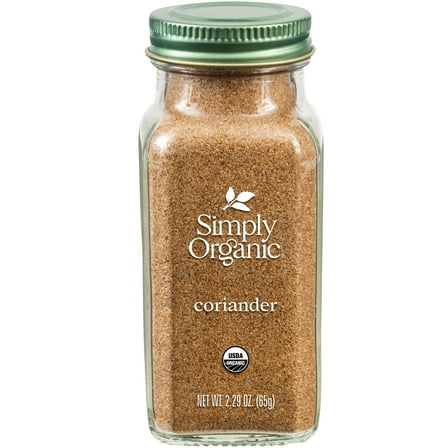 Simply Organic Coriander, Shelf-Stable, 2.29 oz Bottle
