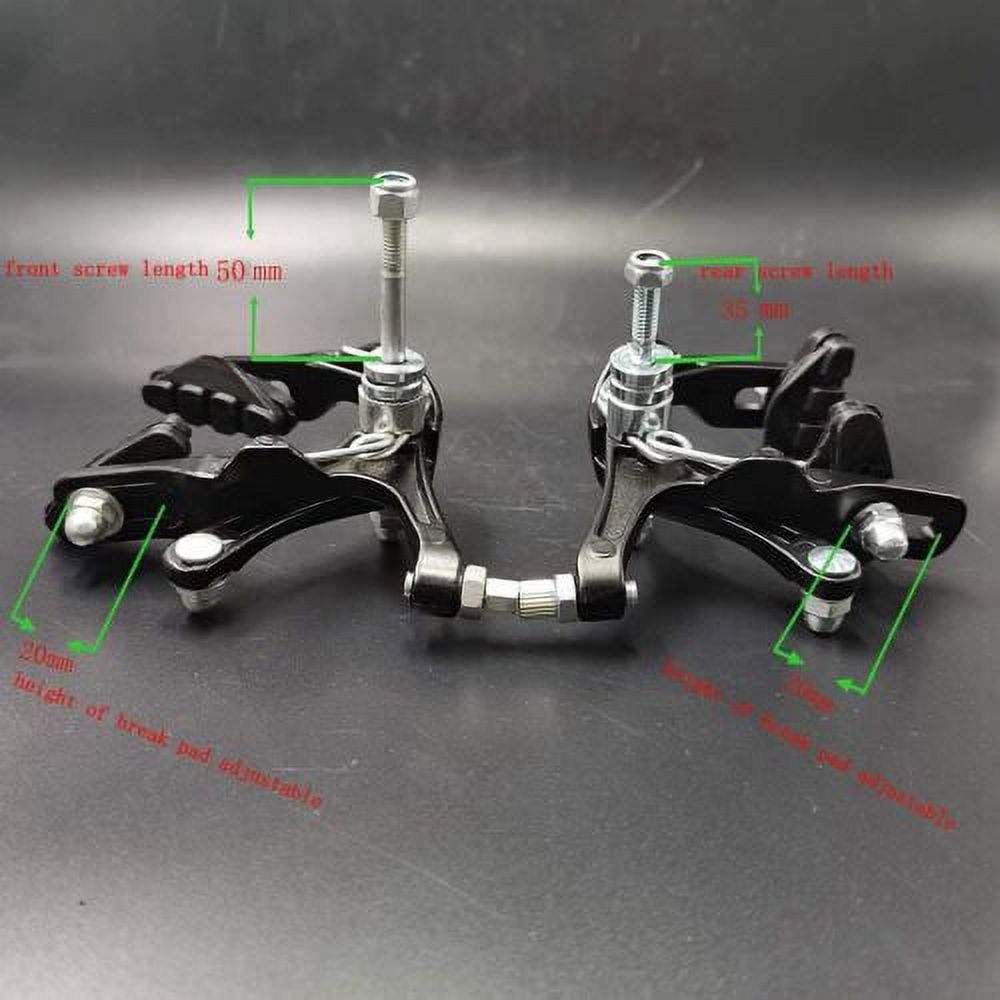 Par De Frenos De Tirante Lateral Para Bicicleta De Carretera 700C - Aluminio, Incluye Delantero Y Trasero