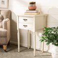 thumbnail image 2 of Safavieh Cindy Poplar Wood End Table in White, 2 of 4