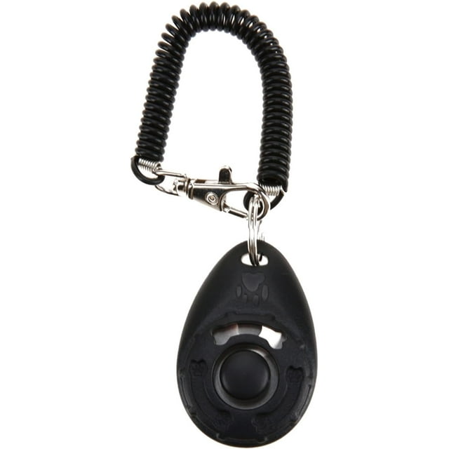 Yazoeia Clicker Easy to Use with Button Durable Dog Training Accessories Black CJC912-140845