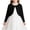Black, variant on Girls Clothes Long Sleeve Cardigan Lightweight Button Bobble Ribbed Knit Sweater Fall Cover up Cropped Tops for 2-14 Years