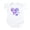Cloud White, variant on CafePress - Purple Camo Hearts Infant Bodysuit - Baby Light Bodysuit, Size Newborn - 24 Months
