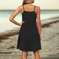 thumbnail image 3 of Posijego Cami Dress for Women Spaghetti Strap Casual Mini Dresses Summer Beach Sundress V Neck Vacation Dresses, 3 of 6