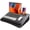 Black-Large, variant on Laptop Lap Desk - Portable With Pillow Cushion Fits Up To 15.6 Inch Anti-slip Strip & Storage Function For Home Office Students Use As Computer Stand Marble