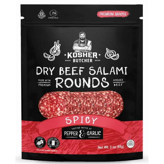Dry Salami Rounds Spicy Flavor 3 oz