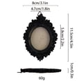 thumbnail image 2 of Vintage Square Magnetic Photo Frame, 3.8x3.3in Refrigerator Magnet, Home Decor for Photos, Magnetic Sticker for Fridge, Metal Surfaces (Black), 2 of 7