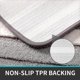 thumbnail image 3 of Non-slip Bath Mat, Extra Soft Bathroom Rug, Machine Washable, Water Absorbent, 40 X 60 Cm, Gray, 3 of 5