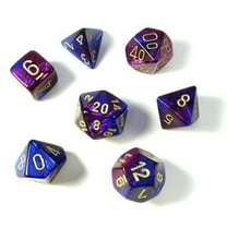 Chessex CHX26428 Dice-Gemini Set, Blue/Purple/Gold