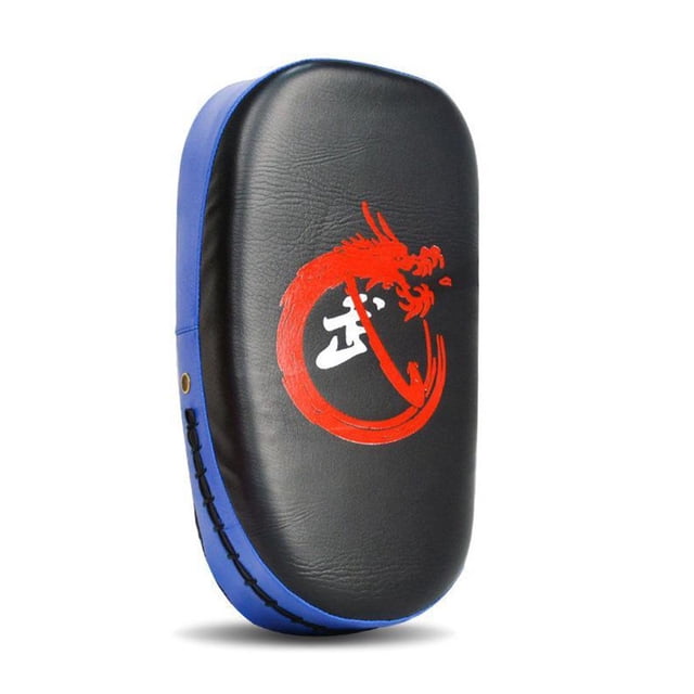 Boxing Pad Leather Exercise Arm Curved Padded Kickboxing Pads Training Coaching Sparring Portable Kick Boxing Pad