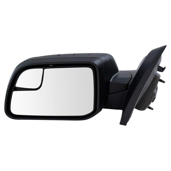 TRQ Mirror Power with Spotter Textured Black LH for 11-14 Ford Edge MRA06878