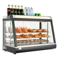 thumbnail image 1 of VEVOR 3-Tier Commercial Food Warmer Display, 1400W Food Display Warmer with LED Light, Top Storage and Adjustable Shelves, 86℉~185℉ Steam Heating, 105L, 1 of 9