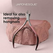 Japonesque Cuticle Nipper, Straight, Stainless Steel, with Cuticle Nipper, Multicolor