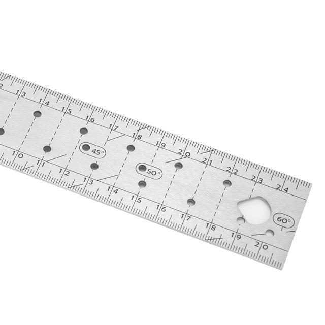 Stainless Steel Square, 45 / 90 Perspective & Multi,Angle Ruler, 3 Usages, Scale, Centimeter, Sturdy Blades, 90 Handle, Anti , Handle Design, Practical Tool for