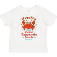 thumbnail image 3 of Inktastic Funny Crab Beach Vacation Boys or Girls Toddler T-Shirt, 3 of 5