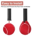 thumbnail image 4 of Uxcell 2 Pcs Balles de Tennis Prédécoupées pour Protection des Pieds et du Sol, Bleu Foncé, 4 of 6