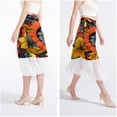 thumbnail image 4 of Peace Sign Stunning Chiffon Women's Summer Beach Dresses with Polyester Straps, 4 of 6