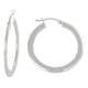 thumbnail image 1 of Arracada De Plata 925, Lisa 30 Mm plateado, 1 of 4