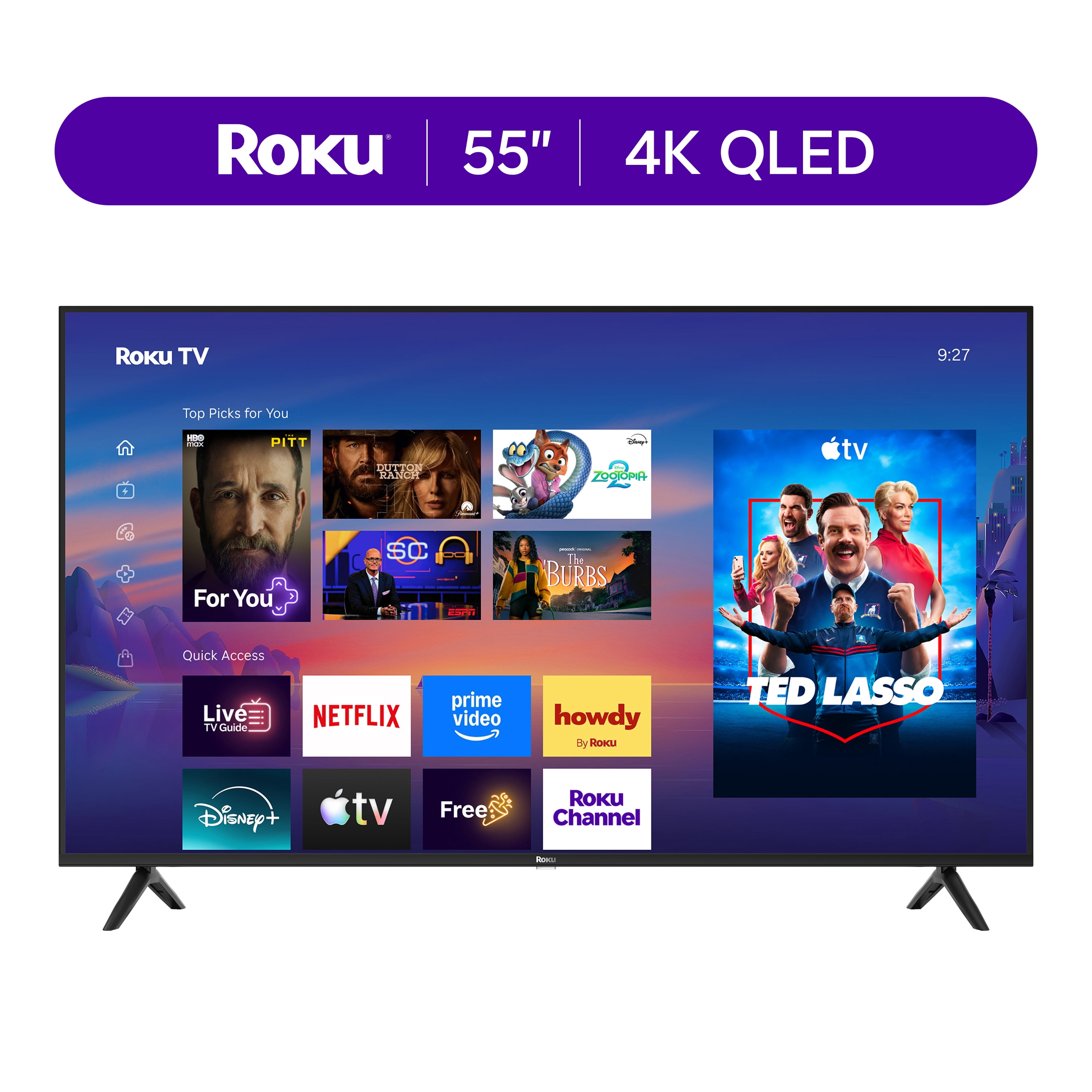 Roku, Smart TV, 55-Inch 4K HDR, Enhanced Voice Remote - Walmart.com