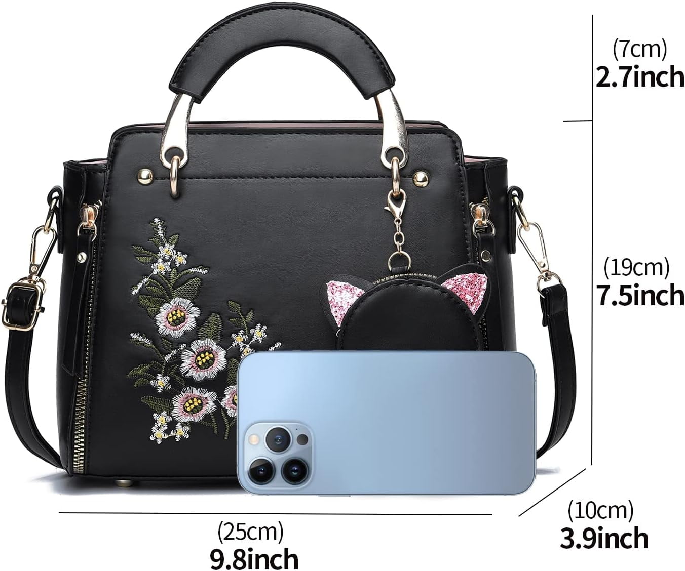Kwuty Fashion Purses and Handbags for Women Ladies Crossbody Bags Top Handle Satchel Shoulder Bags Small Totes