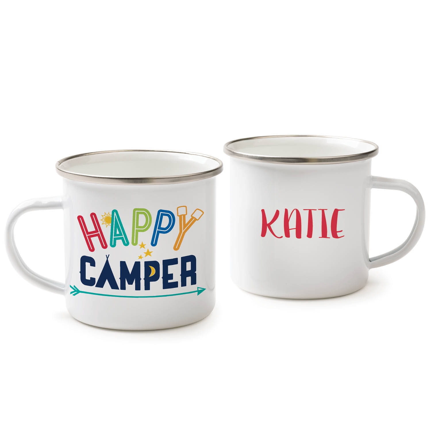 Happy Camper Personalized Camp Mug