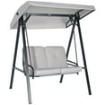 thumbnail image 1 of Outsunny 2 Seater Outdoor Swing Chair Porch Swing Bench with Canopy, 1 of 10