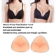 thumbnail image 4 of Insertos de Sujetador de Silicona Autoadhesivos Extra Gruesos Amohadillas Push-up Impermebles Para TraJes de Baño, Vestidos y Blusas Con Aplicación Versátil para Vestidos de, 4 of 7
