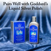 Goddards Silver Polishing Cloth for Jewelry, Remove Tarnish on Plated or Sterling Silver, Gold, Antiques, and Leaves Tarnish Protection, 1 Cloth