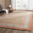 thumbnail image 2 of Safavieh Mahal Collection MAH620C Traditional Oriental Navy and Red Area Rug (3' x 5'), 2 of 3