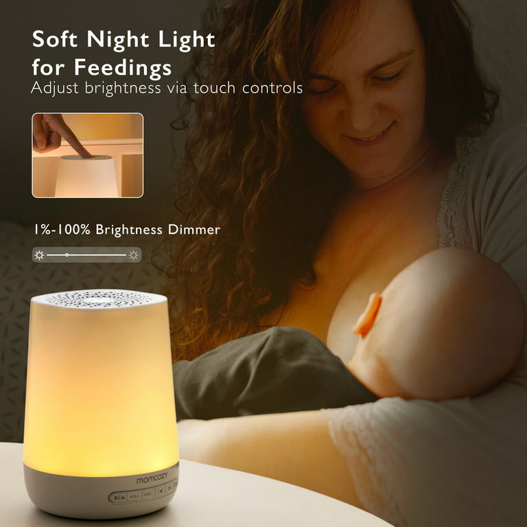 Smart White Noise Machine Baby Sleep Sound Machine Colorful Night Lights 34  Soothing Sounds Supports APP