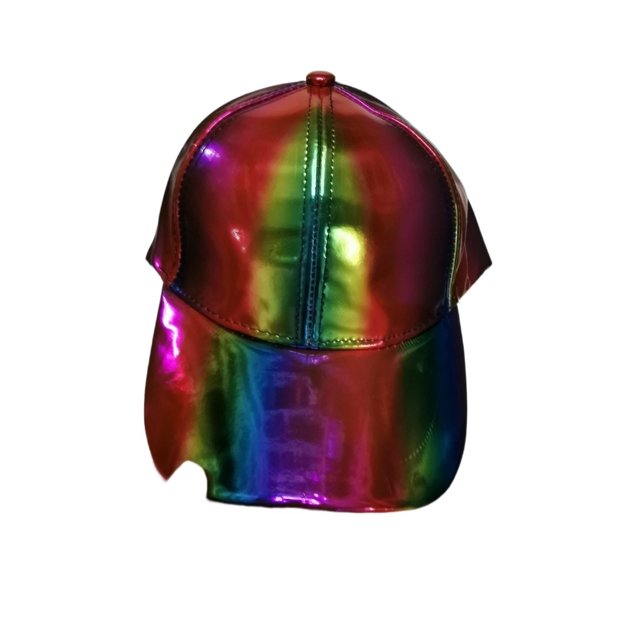 Fashion Metallic Leather Baseball Cap Hats For Hip-Hop Funky Dance Club Hat ,Premium Material