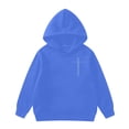 thumbnail image 6 of WOYY Toddler Boys Hooded Sweatshirt Casual Long Sleeve Pullover Hoodie for Kids, Sizes 1-14, 6 of 8