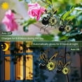 thumbnail image 2 of Solar Bees Lights Outdoor, 2025 Upgraded Hanging Solar Bee Garden Lights  Realistic Bumble Bee Design, Waterproof LED Solar Decor for Patio, Yard, Party, Festival & Birthday Gifts (yellow-3PCS), 2 of 7