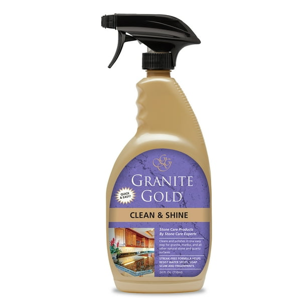 Granite Gold Clean & Shine, 24 fl oz Spray, Countertop Cleaner & Polish