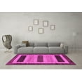 thumbnail image 3 of Ahgly Company Indoor Rectangle Abstract Pink Modern Area Rugs, 3' x 5', 3 of 4