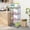 Clear the Way Home Organizer Essentials, variant on Nsxcdh Four Tier Kitchen Bathroom Shelf,Plastic Material,Gray Clear,35.82x12.79x8.07 in,Movable Trolley,Multi Layer Storage,Stable Structure,Home Organizer