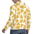 thumbnail image 3 of Hoodies for Men - Cute Cheese Long Sleeve Comfrt Men'S Fashion Hoodies & Sweatshirts, Sweatshirts for Men Hoodies Pullover Clothing Clothes with Pouch, 3 of 7
