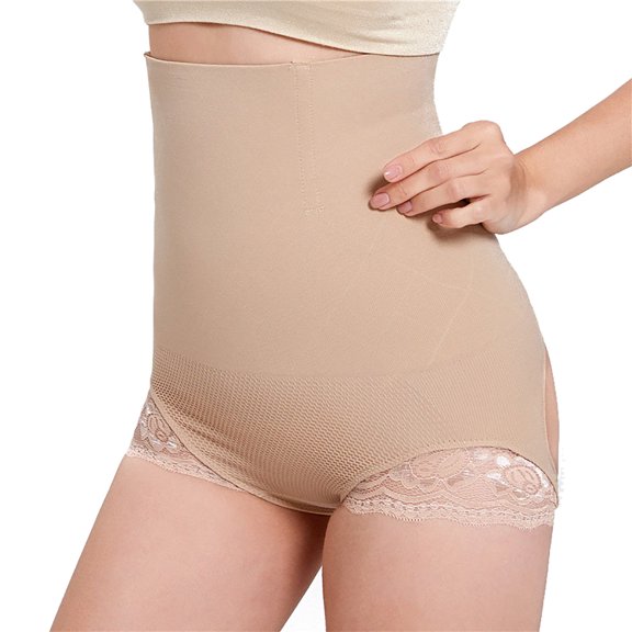 AOOCHASLIY Shapewear for Women Clothes Women's high-waisted abdomen sexy leaky butt sculpting waist shaping pants