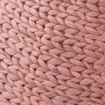 thumbnail image 6 of 42-Inch Water Hyacinth Christmas Tree Collar, Woven Tree Base Cover with Cord Cut Out, Pink, 6 of 7