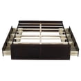 thumbnail image 6 of Jopath Queen Size Platform Bed Frame with 6 Drawers, Wood Bed with Slatted Base for Teen and Adult Espresso, 6 of 9
