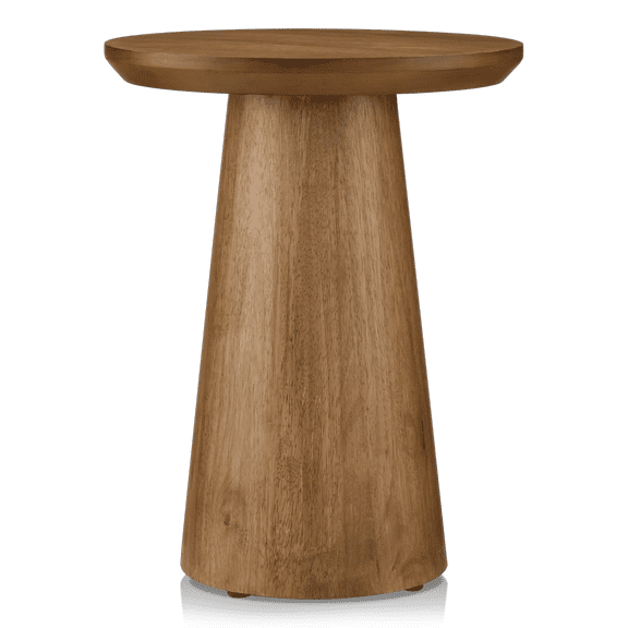 Bouclair Mango Wood Hourglass Side Table