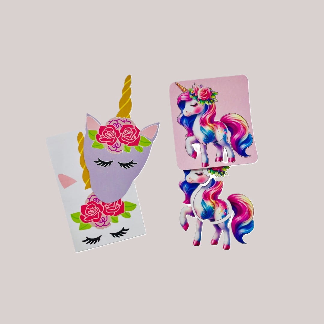 Timeless Desserts Unicorn Birthday Gift Basket - Unicorn Book, Personalized, Craft, Candy