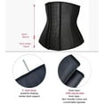 thumbnail image 4 of COMFREE Fajas Colombianas Reductoras ClASSIC Latex Waist Trainer for Women Long Torso Cincher Corsets Body Shaper, 4 of 6