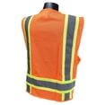 thumbnail image 2 of Radians Safety Vest Medium Two Tone Class 2 Hi-Vis Orange Reflective SV6, 2 of 5