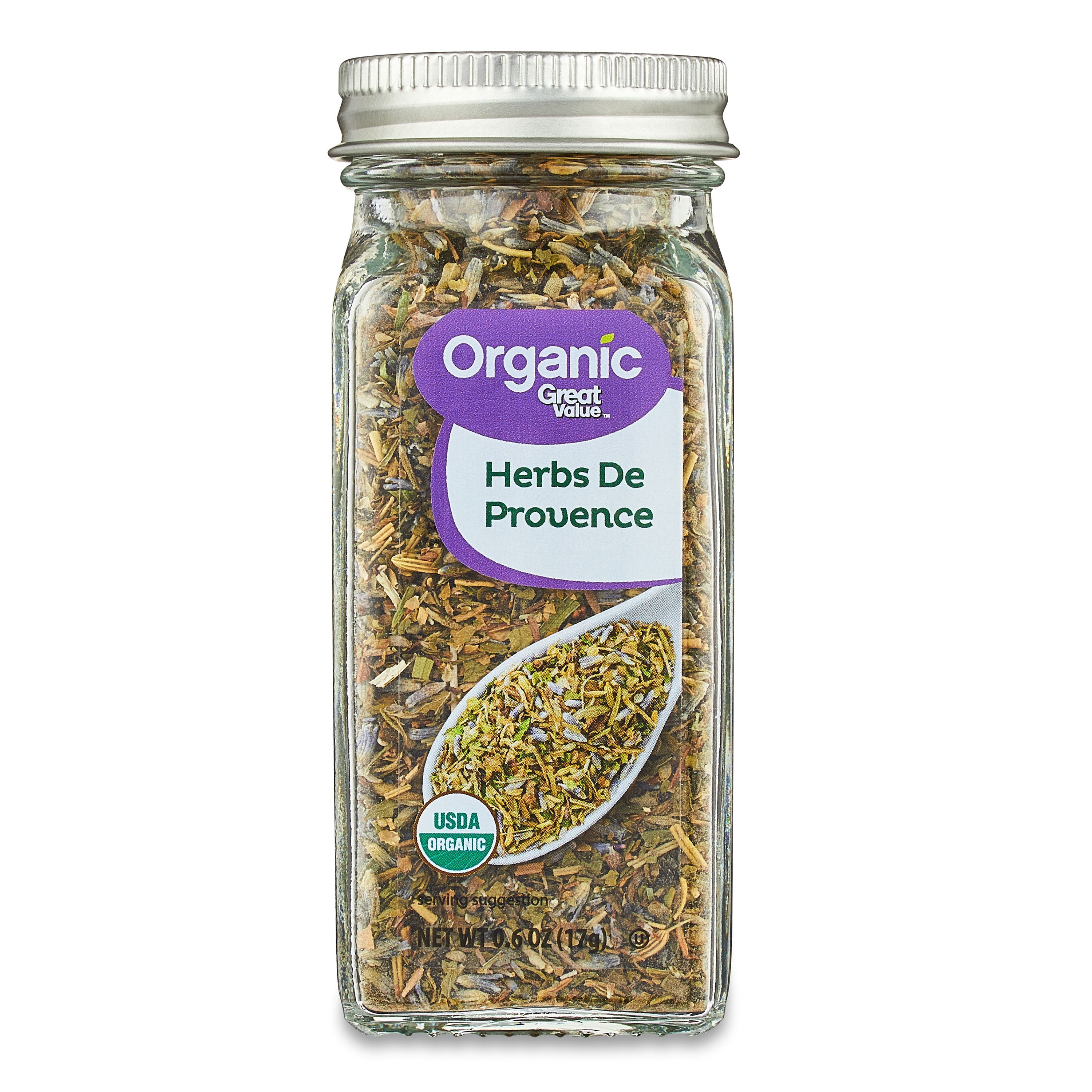 Great Value Organic Herbs de Provence, 0.6 oz